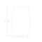 Skutchi Designs 45 in W, 71.5 in L, 29 in H, Engineered Wood Top, Grey HAR-BOT-46X72-PT-01 - alternate 2